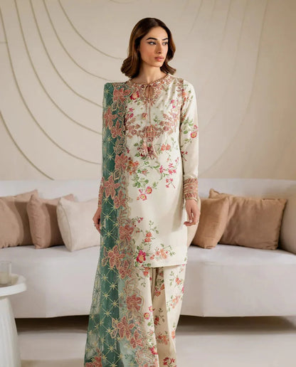 Royal Bloom by Iznik Silk & Net Unstitched Embroidered Formal Wear