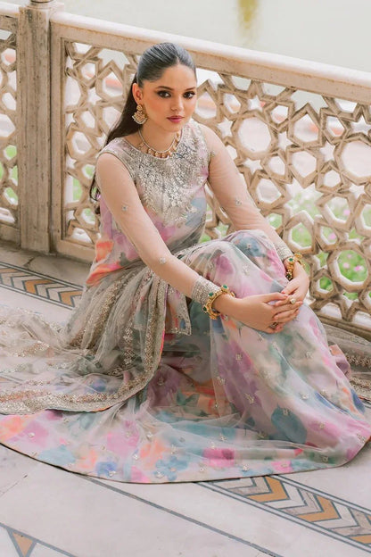 Iznik Silk Embroidered Unstitched 3 Piece UE-312