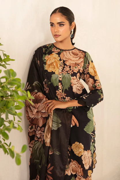 Baroque Digital Printed Co Ord Lawn 3 pc - 09103