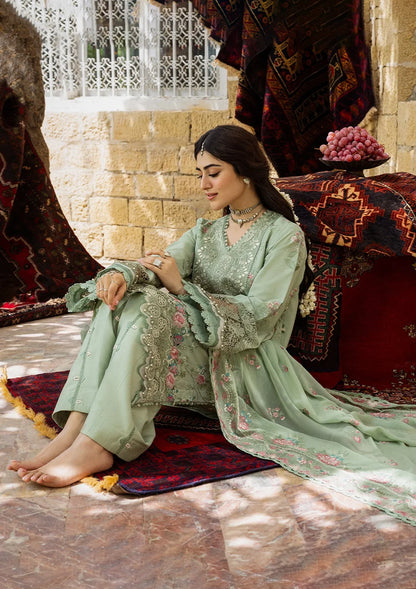 Luxury Dhanak 3 Piece Unstitched Sapphire
