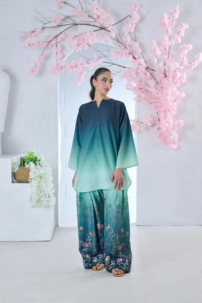 Ethnic 2pc Silk Unstitched