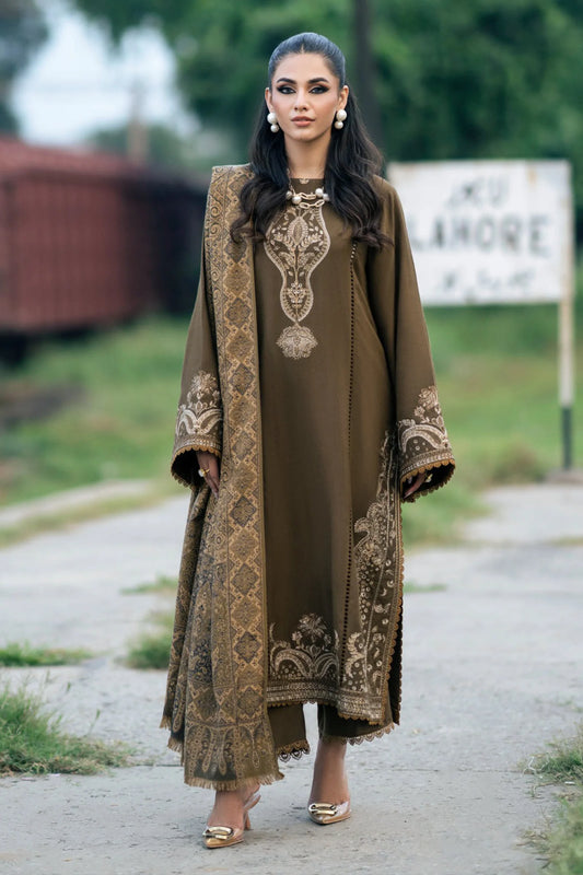 ZN1116 - Winter Jazmin 3PC Dhanak Embroidered Suit