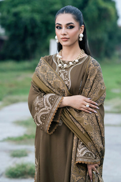 ZN1116 - Winter Jazmin 3PC Dhanak Embroidered Suit