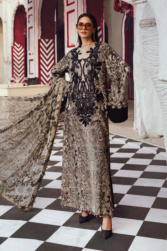 Embroidered Silk Suit | MPT-2702-B