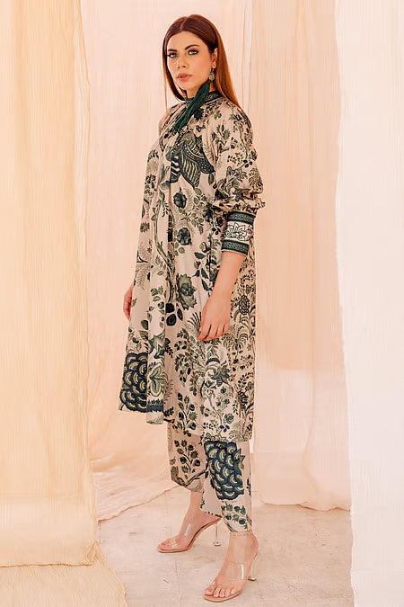 BAROQUE Unstitched 3 piece Printed Lawn