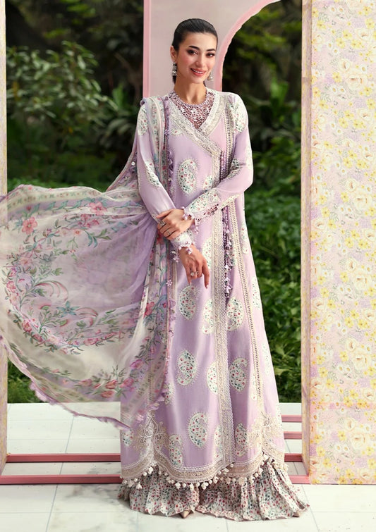 Maria.B MPrints Embroidered Lawn Unstitched 3Pc Suit MPT-3009-B