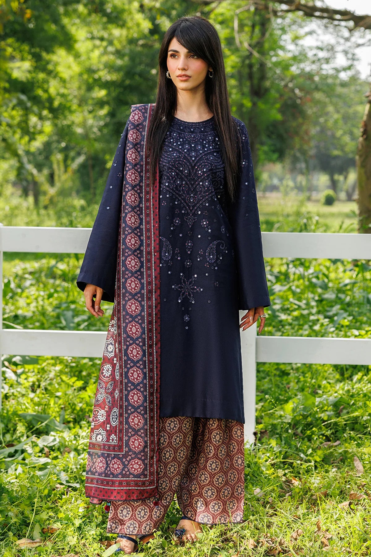 Luxury Dhanak 3 Piece Unstitched