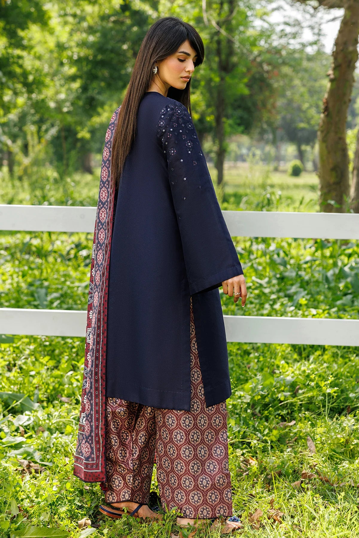 Luxury Dhanak 3 Piece Unstitched