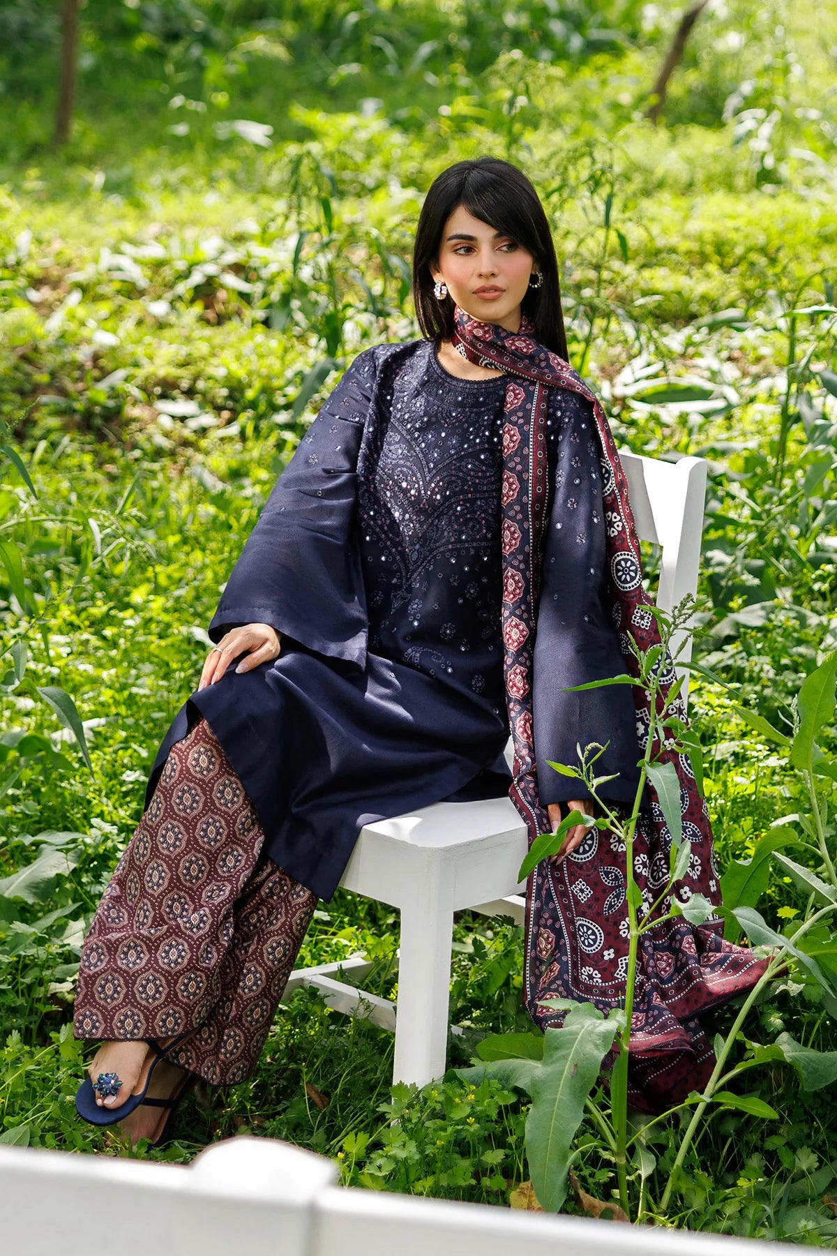 Luxury Dhanak 3 Piece Unstitched
