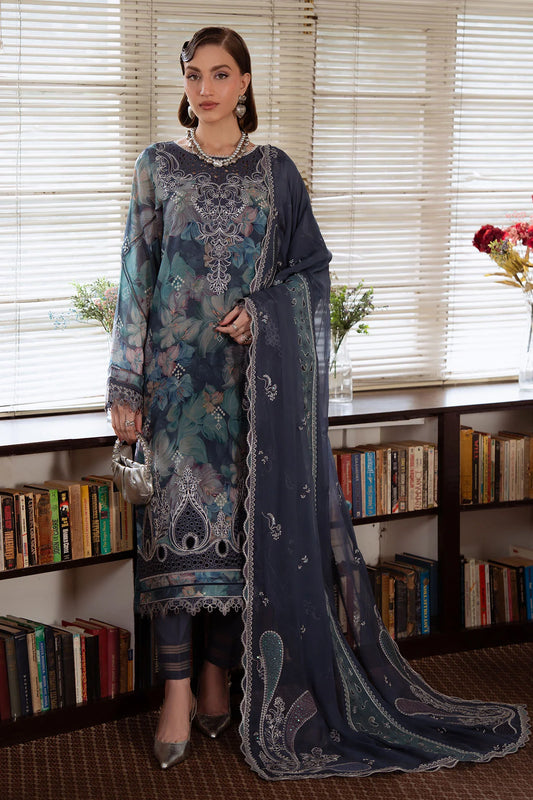 Nureh Embroidered Lawn Unstitched 3Pc Suit NS-162