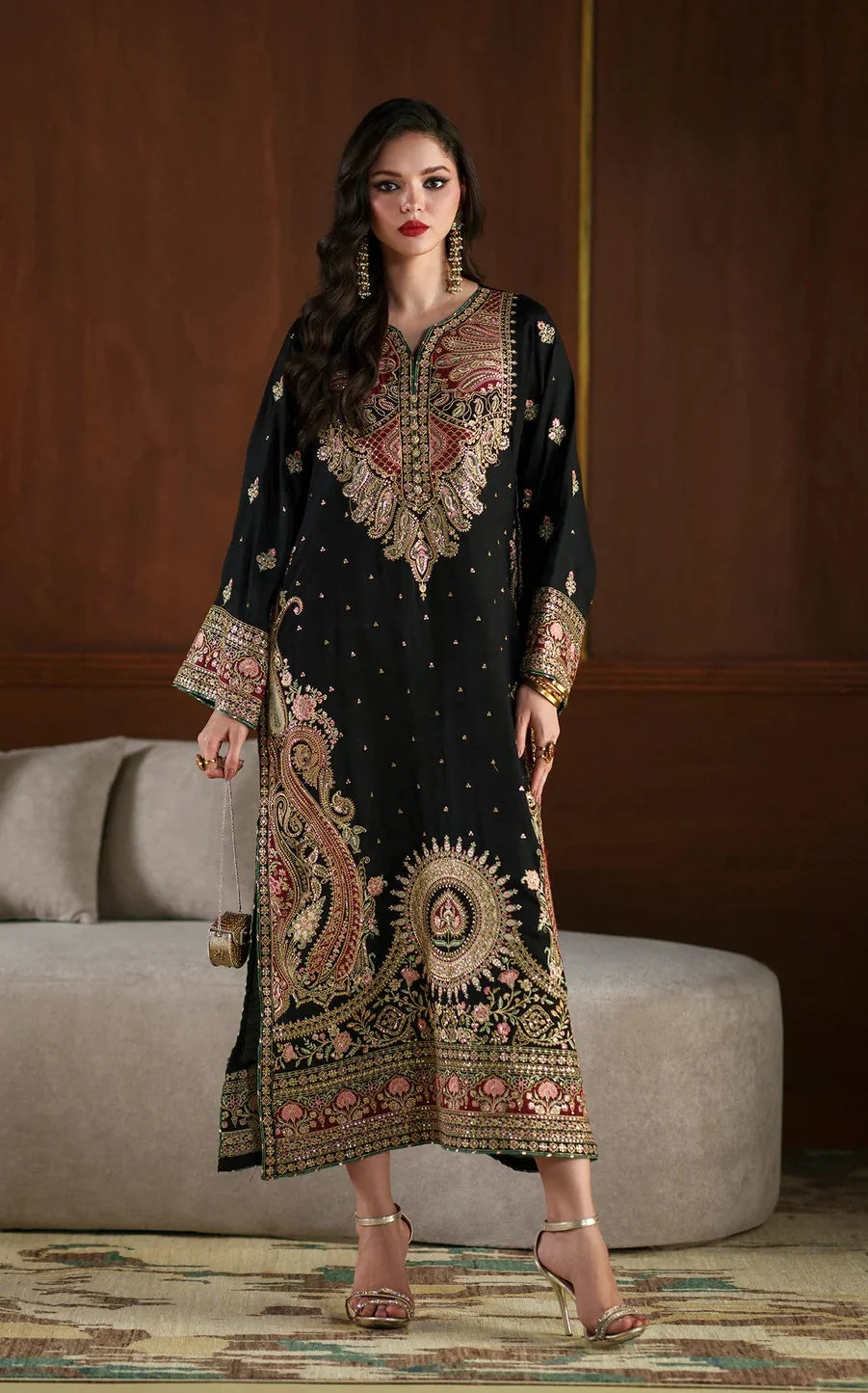 Ethnic 2pc Silk Unstitched