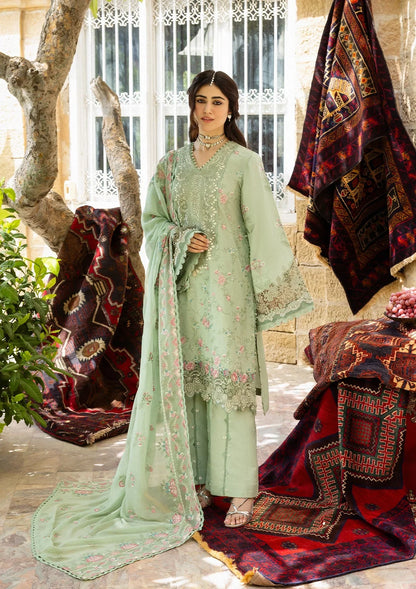 Luxury Dhanak 3 Piece Unstitched Sapphire