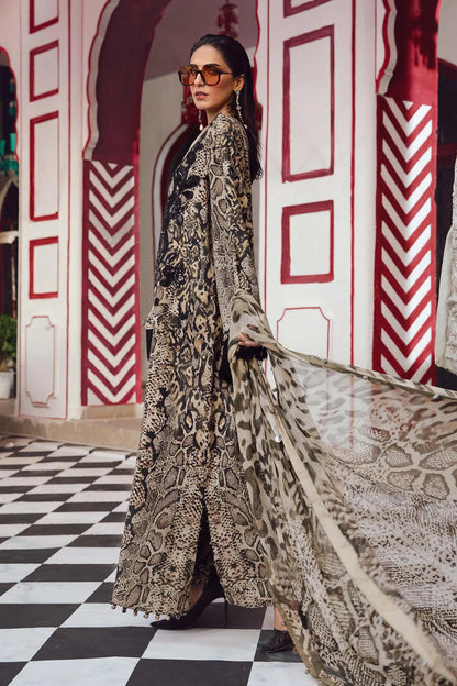 Embroidered Silk Suit | MPT-2702-B