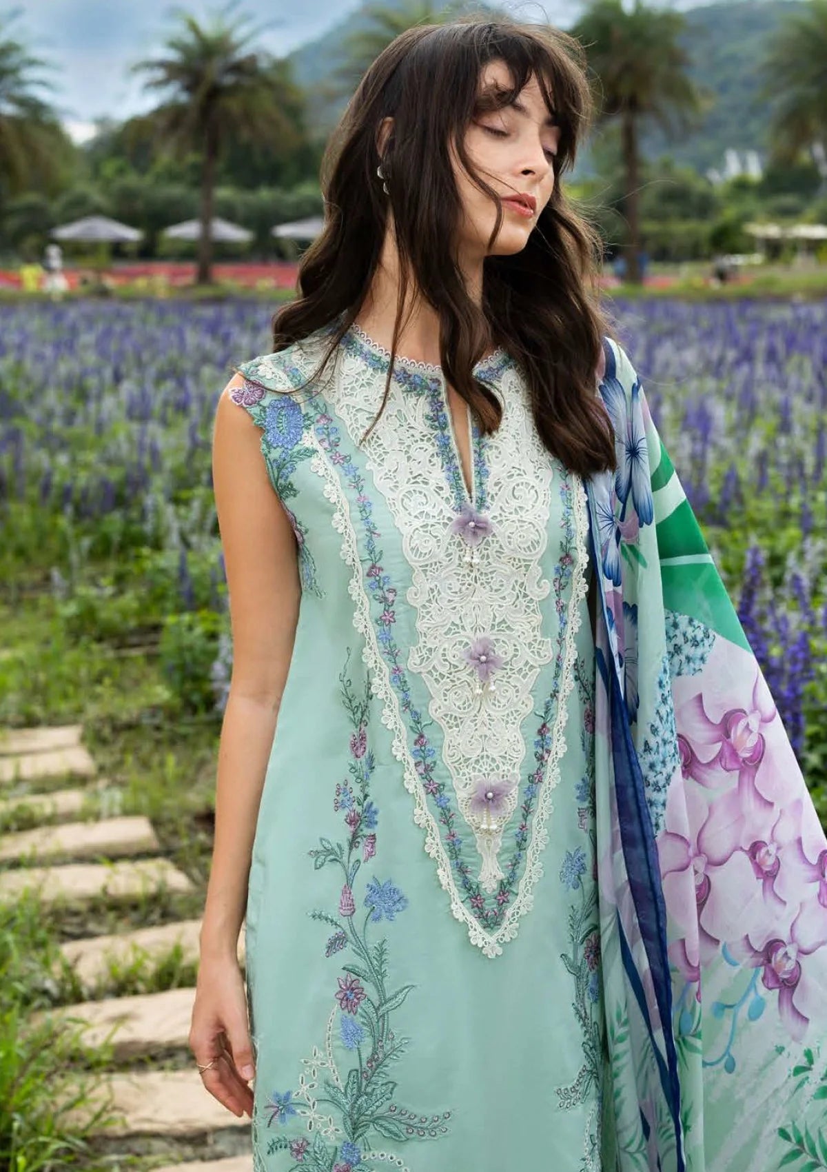 Luxury Dhanak 3 Piece Unstitched