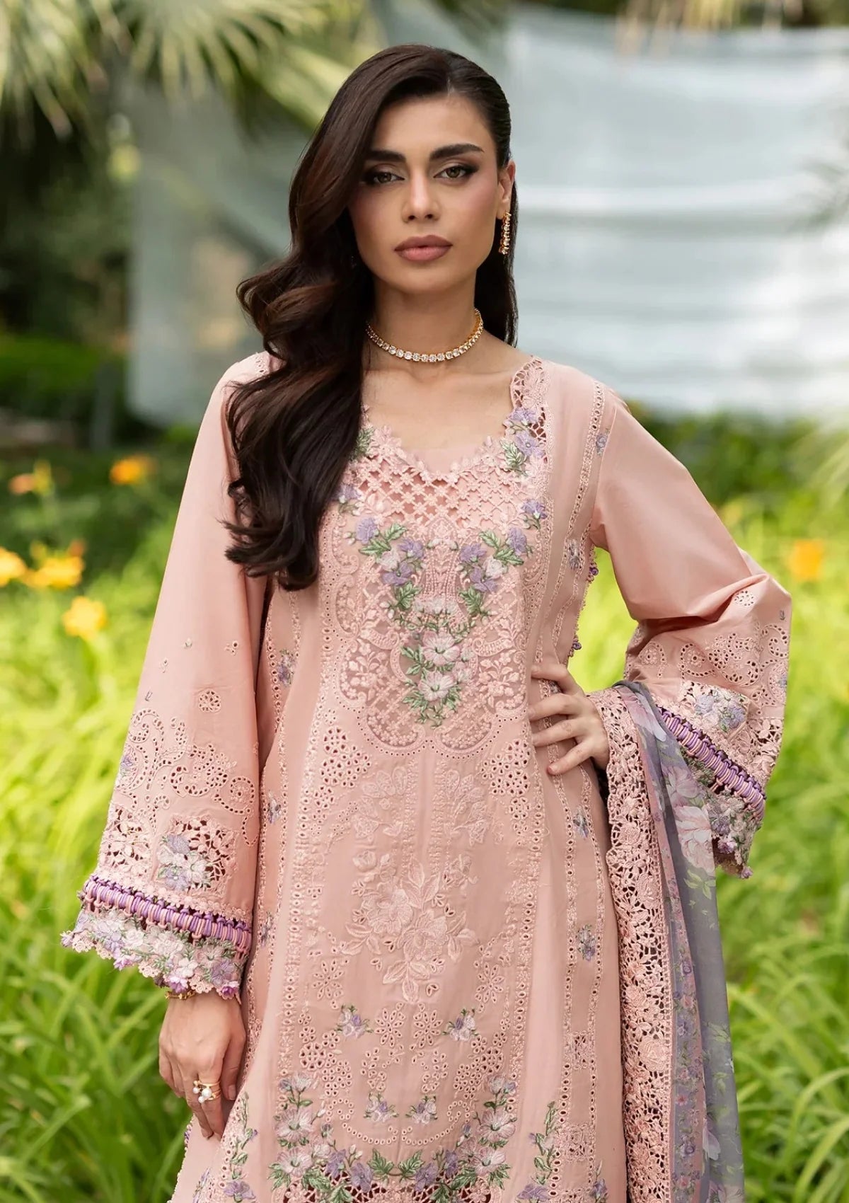 Luxury Dhanak 3 Piece Unstitched