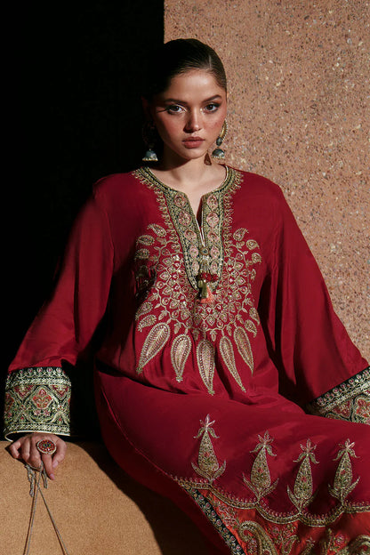 Ethnic 2pc Silk Unstitched