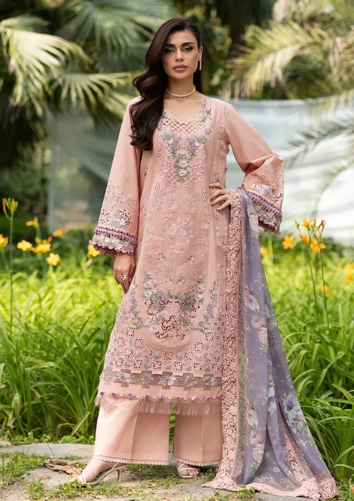 Luxury Dhanak 3 Piece Unstitched