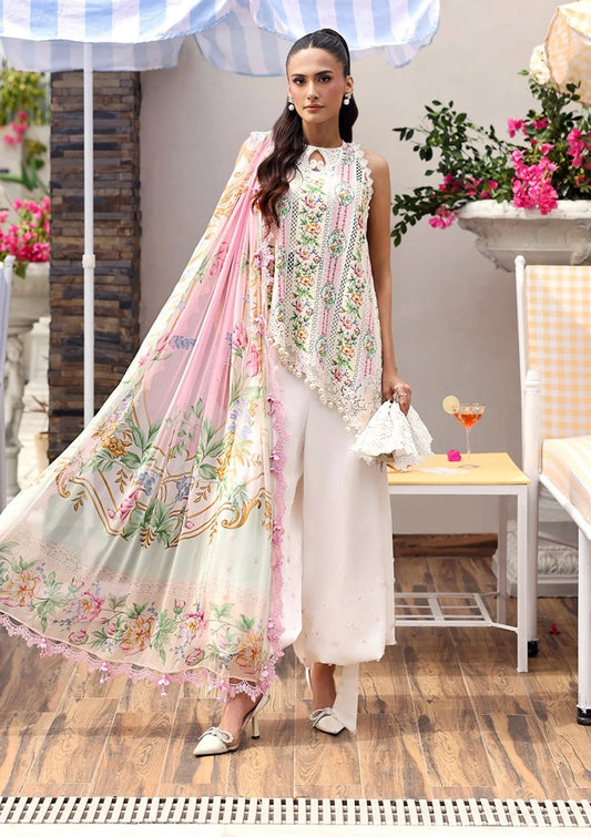 Maria.B MPrints Embroidered Lawn Unstitched 3Pc Suit MPT-3010-A