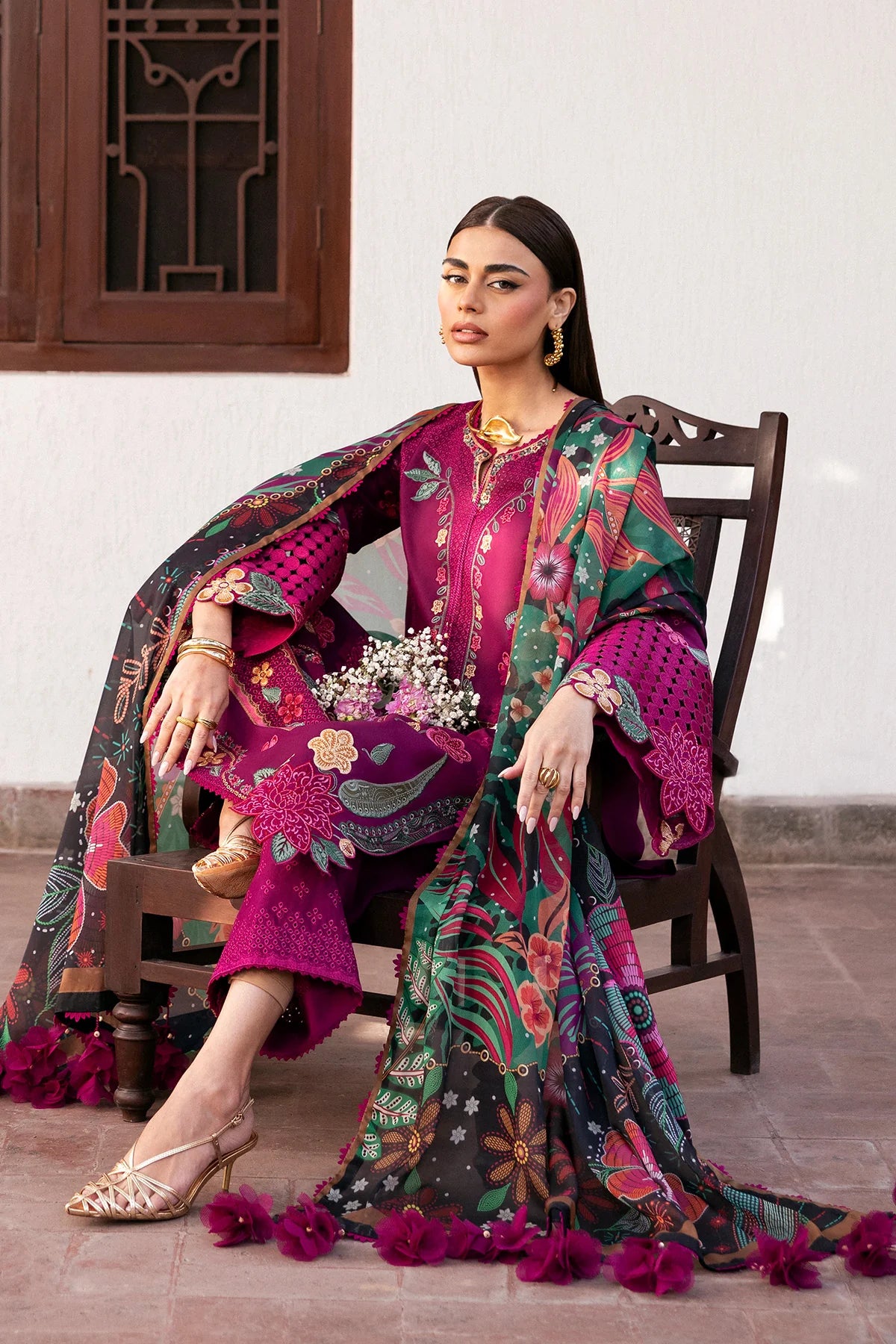 Luxury Dhanak 3 Piece Unstitched