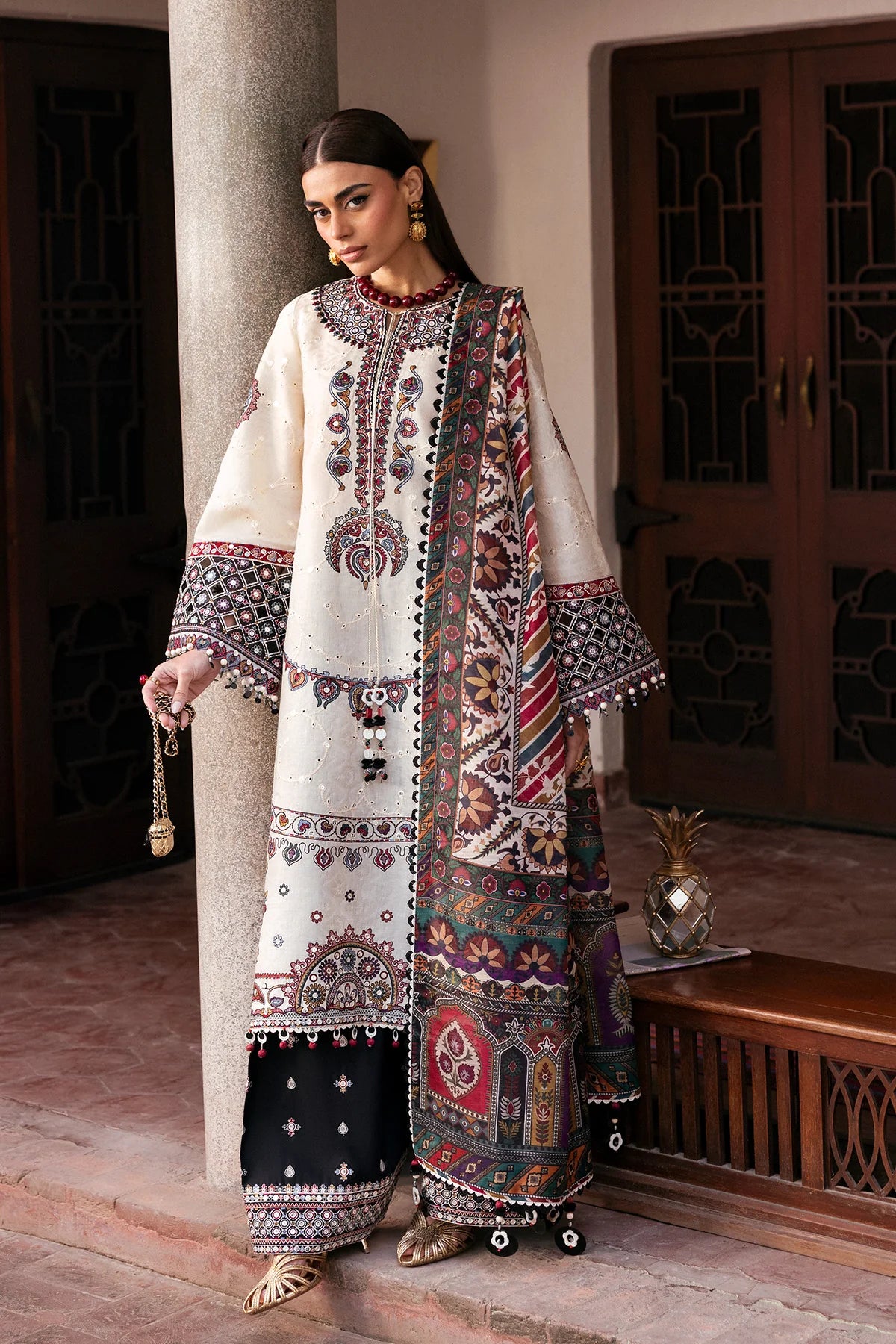 Luxury Dhanak 3 Piece Unstitched