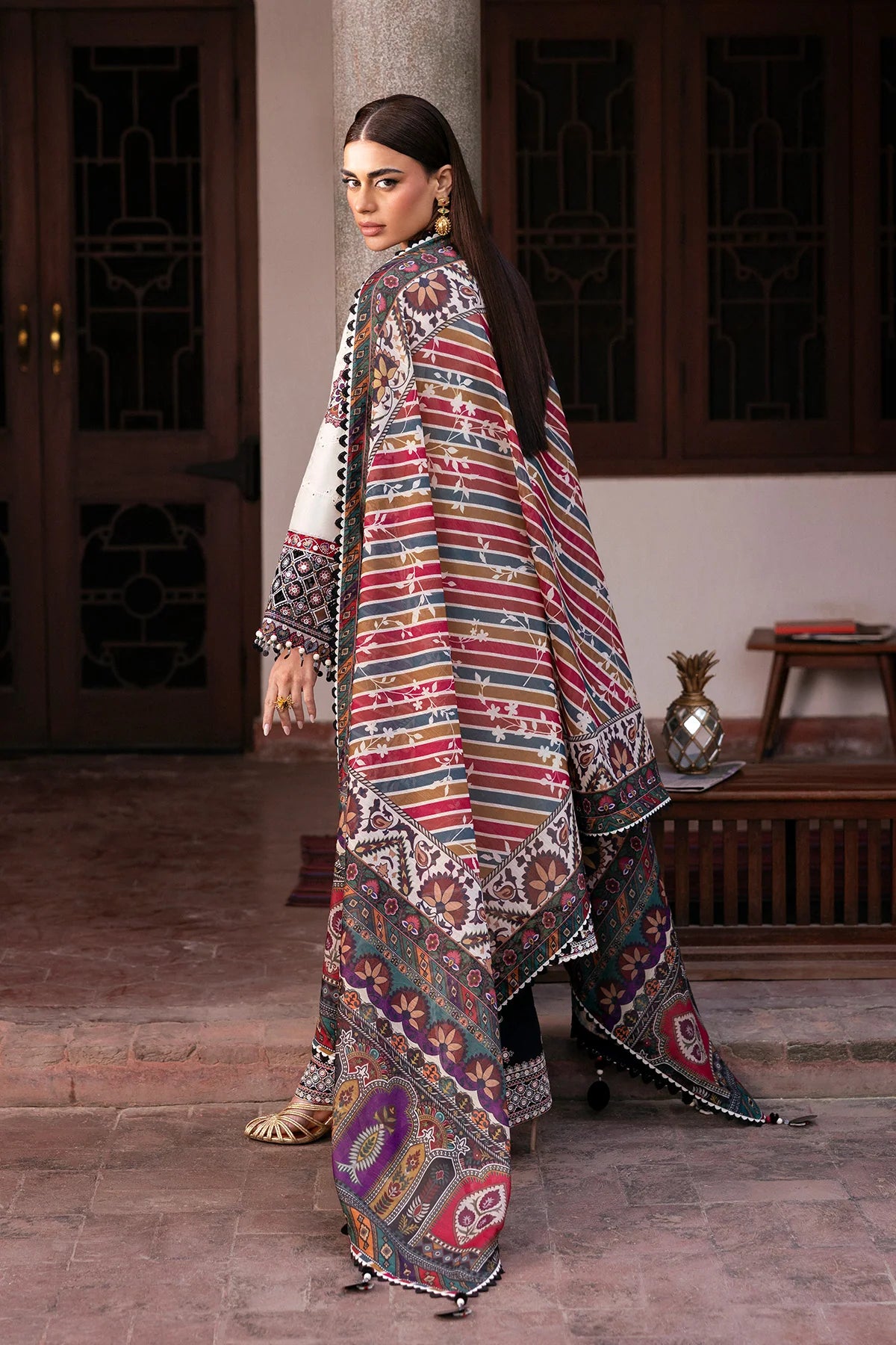 Luxury Dhanak 3 Piece Unstitched