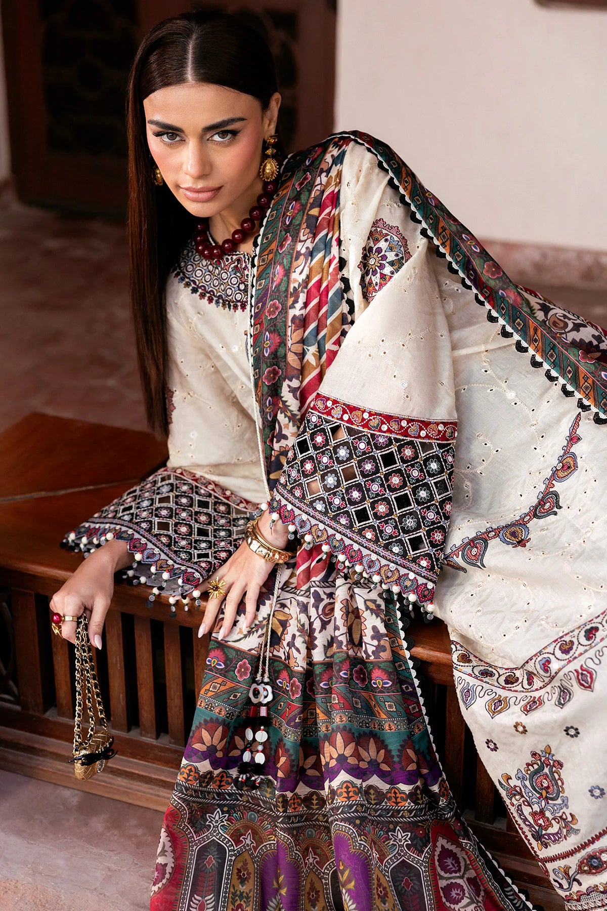 Luxury Dhanak 3 Piece Unstitched
