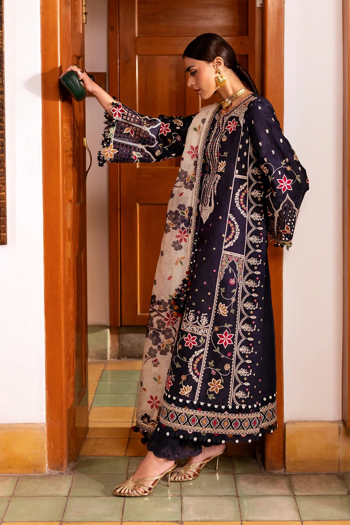 Luxury Dhanak 3 Piece Unstitched
