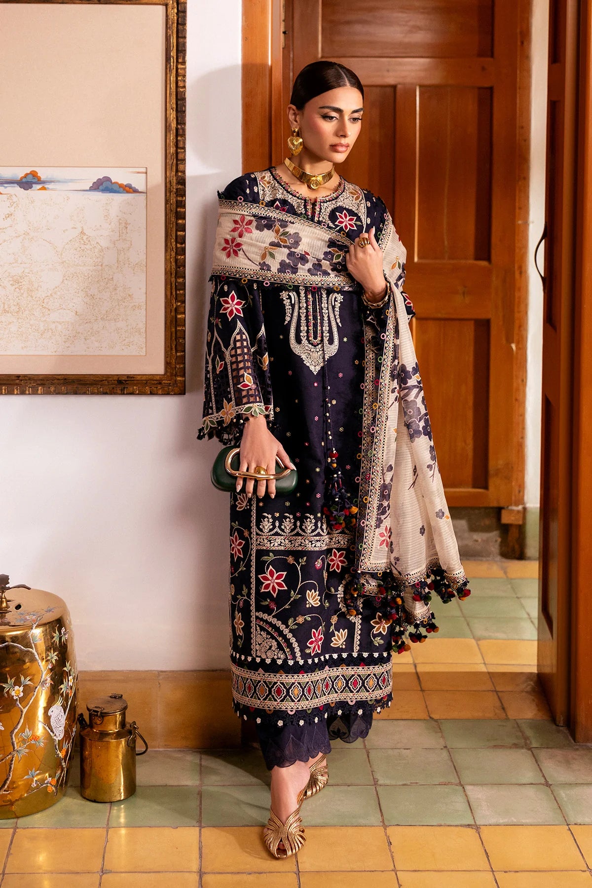 Luxury Dhanak 3 Piece Unstitched
