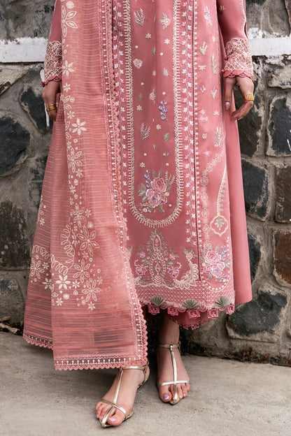 QALAMQAR-UNSTITCHED 3PC DHANAK EMBROIDERED SUIT-PK-5770