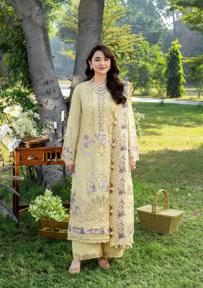 Elaf Luxury Embroidered Lawn 3Pc Unstitched ELY-05 SOUCI