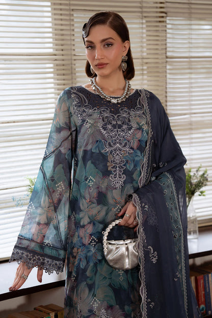 Nureh Embroidered Lawn Unstitched 3Pc Suit NS-162
