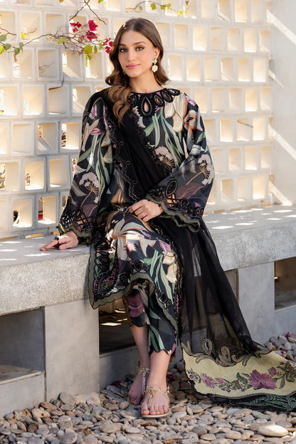 EMBROIDERED PRINTED LAWN SF-4090