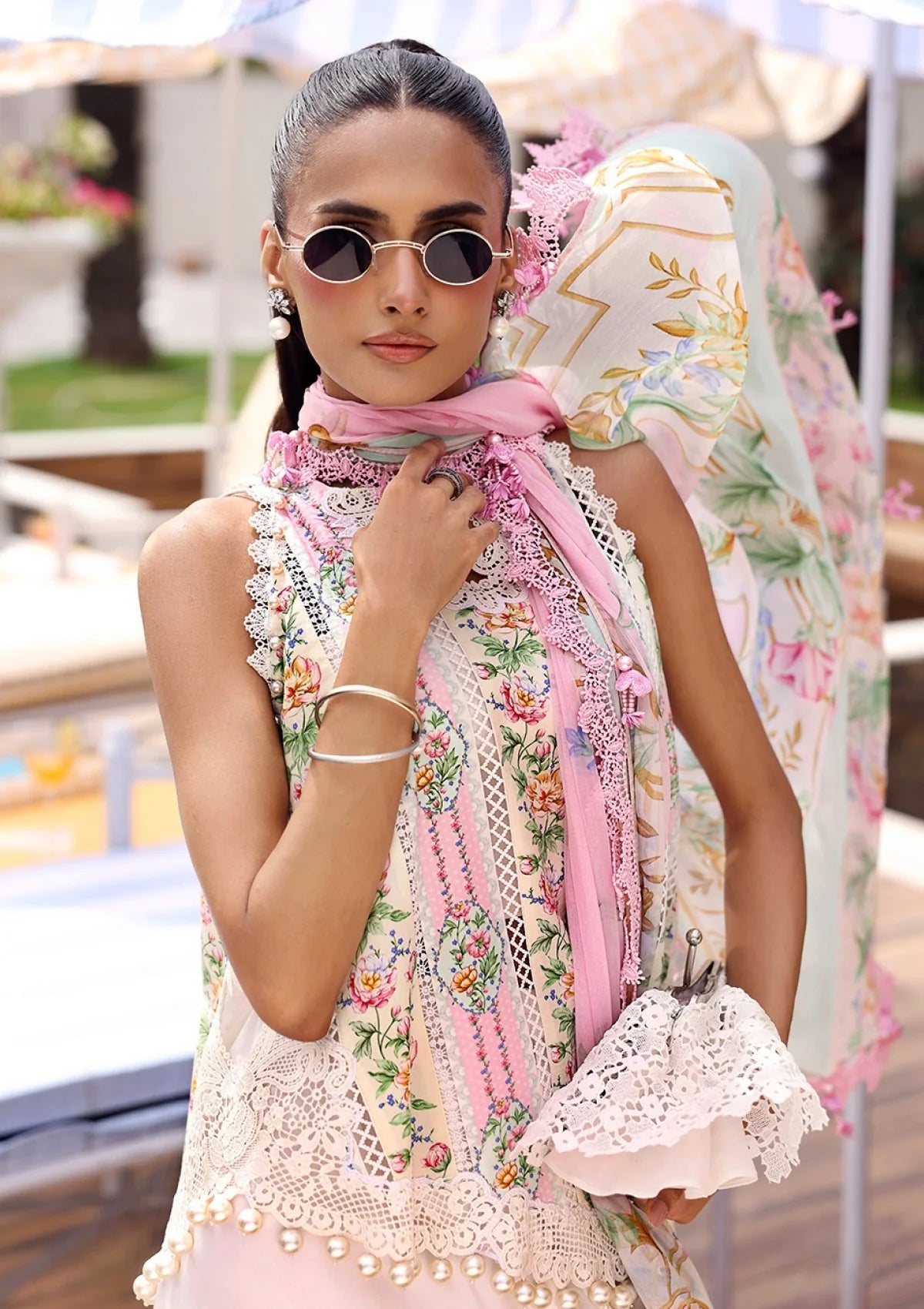 Maria.B MPrints Embroidered Lawn Unstitched 3Pc Suit MPT-3010-A
