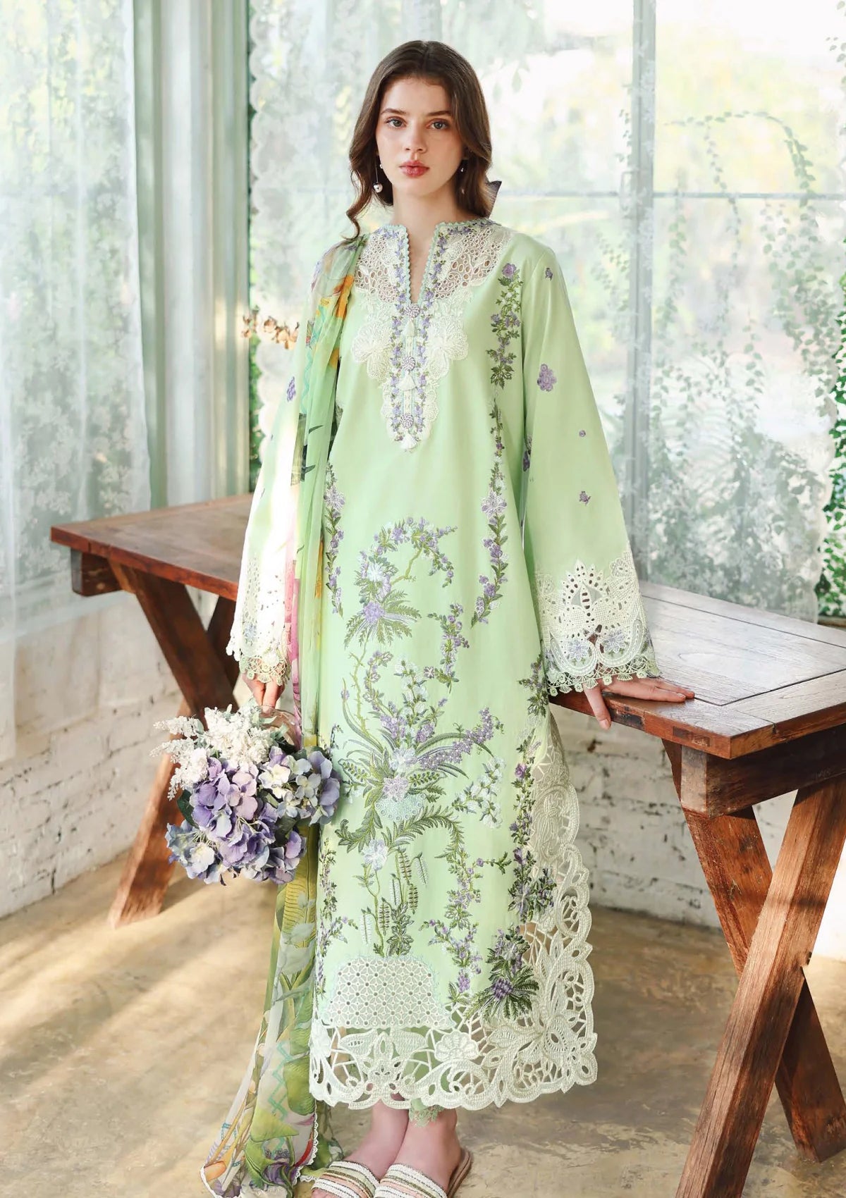 Luxury Dhanak 3 Piece Unstitched