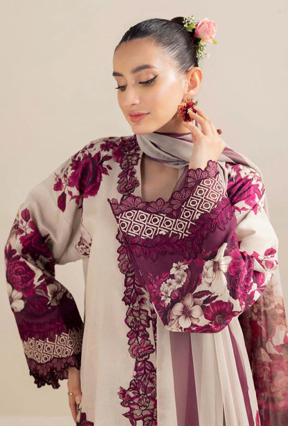 ADAN LIBAS-3PC LAWN PRINTED