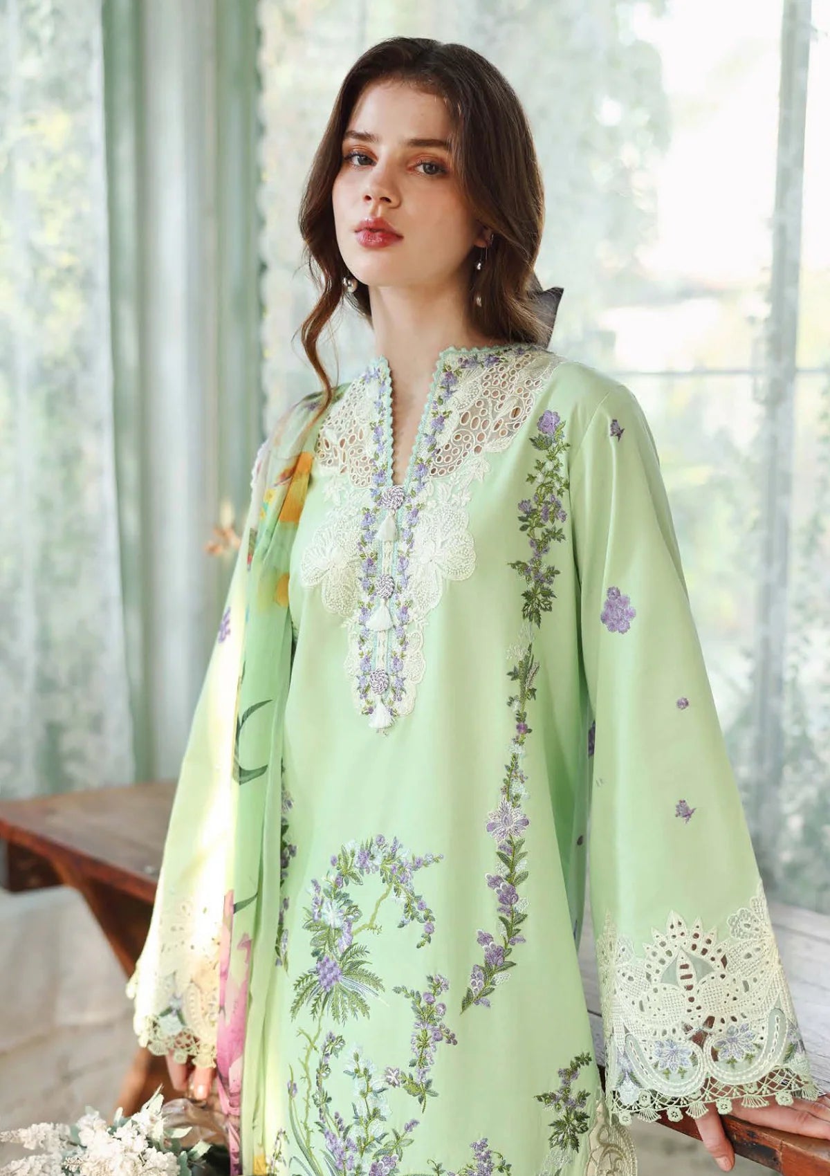 Luxury Dhanak 3 Piece Unstitched