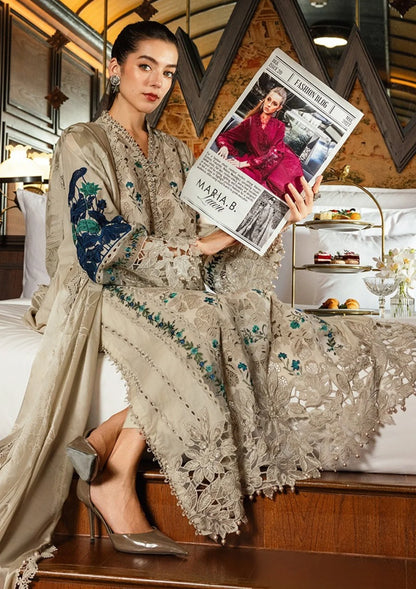 Maria.B Embroidered Lawn 3Pc Unstitched Luxury 26 - MLL#08