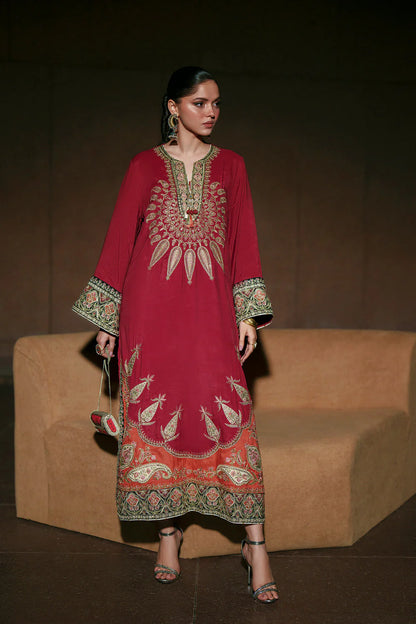 Ethnic 2pc Silk Unstitched
