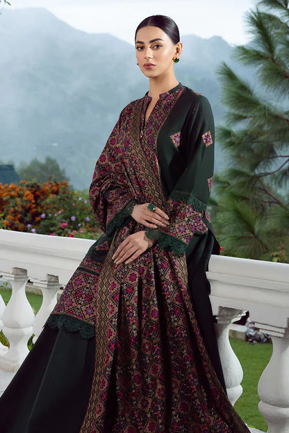 Bareeze Unstitched 3pcs Embroidered Dhanak Suit VL1126