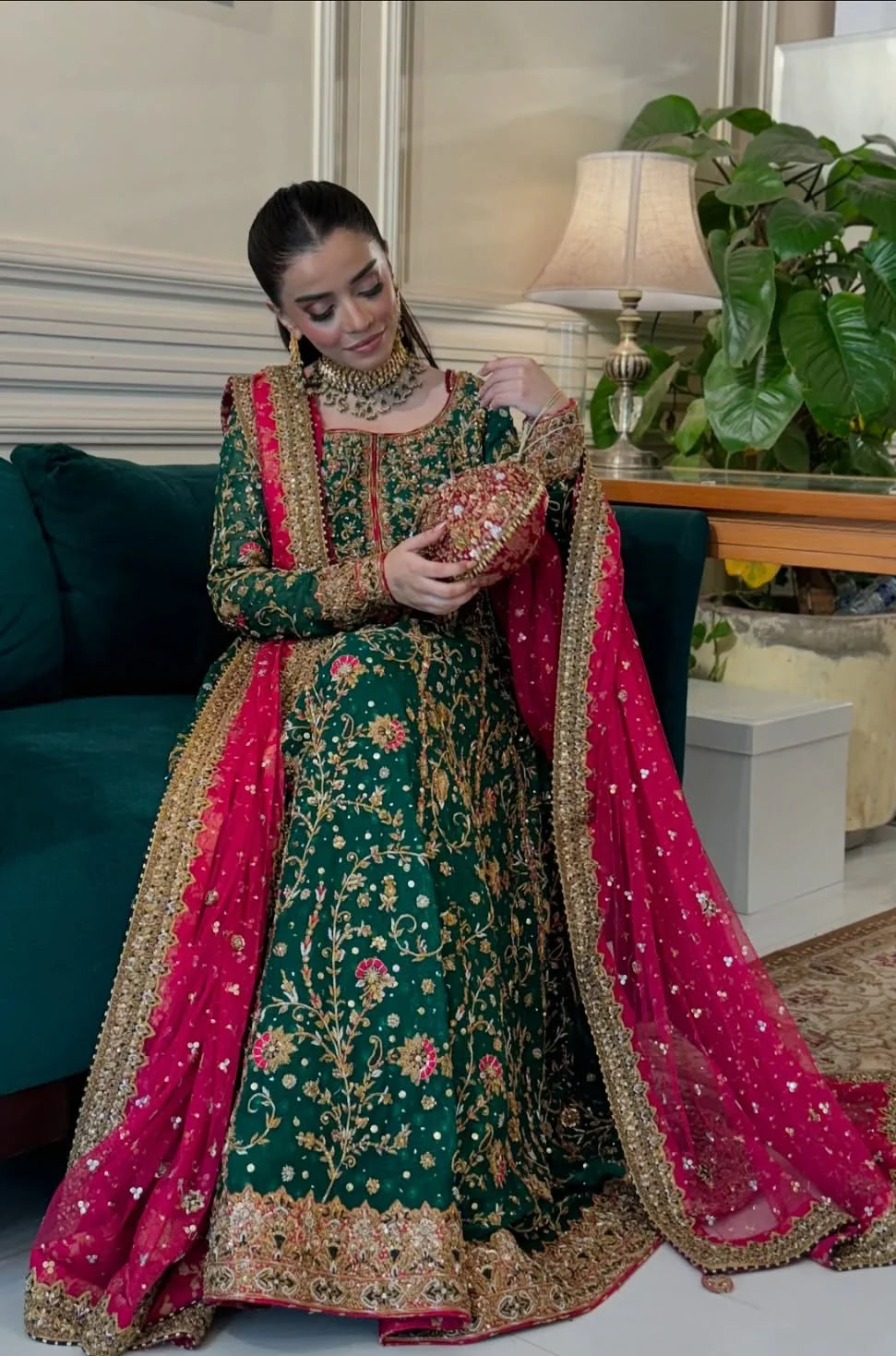 Haris Shakeel Luxury Raw Silk 3 Piece Unstitched - HR-06