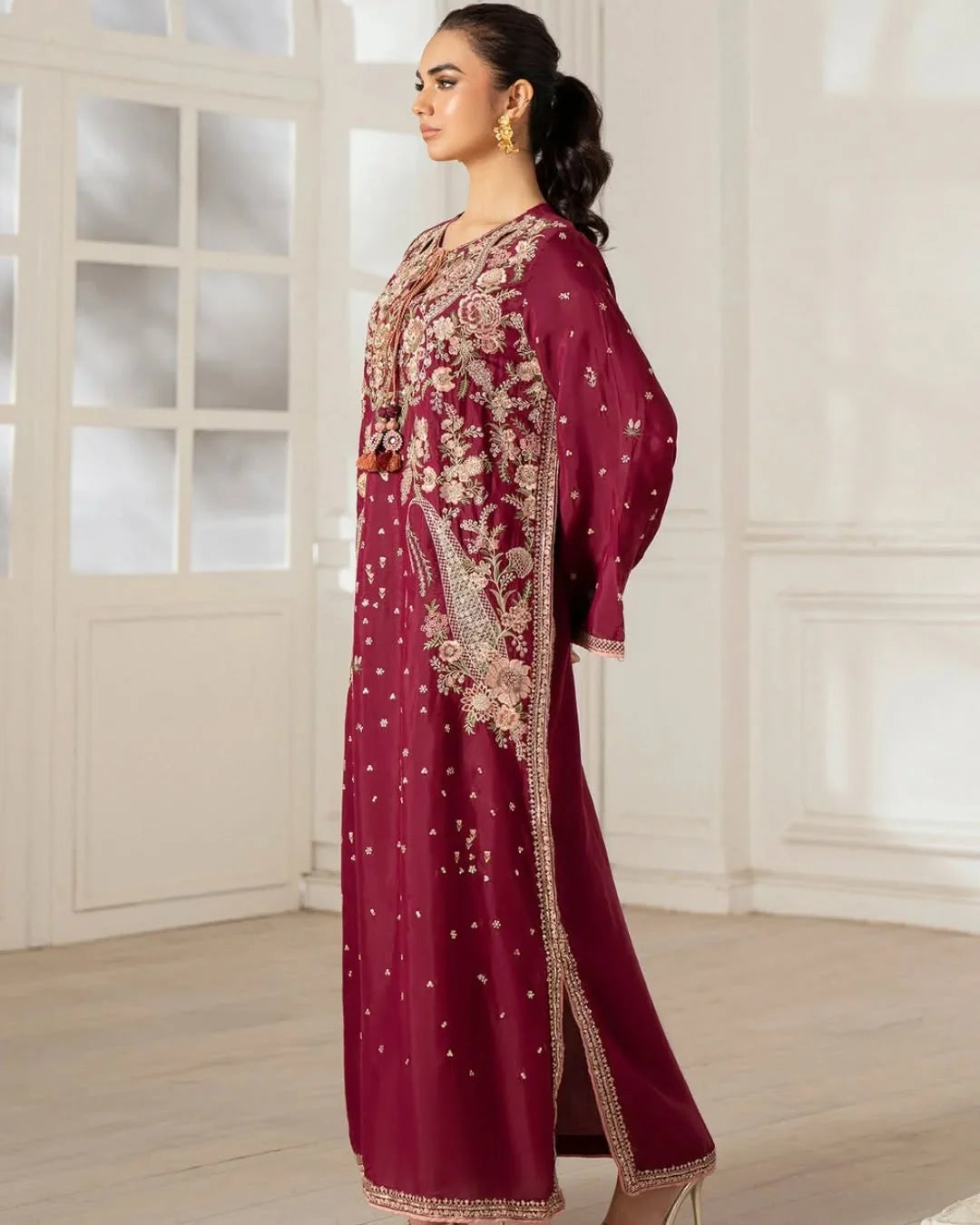 Ethnic 2pc Silk Unstitched