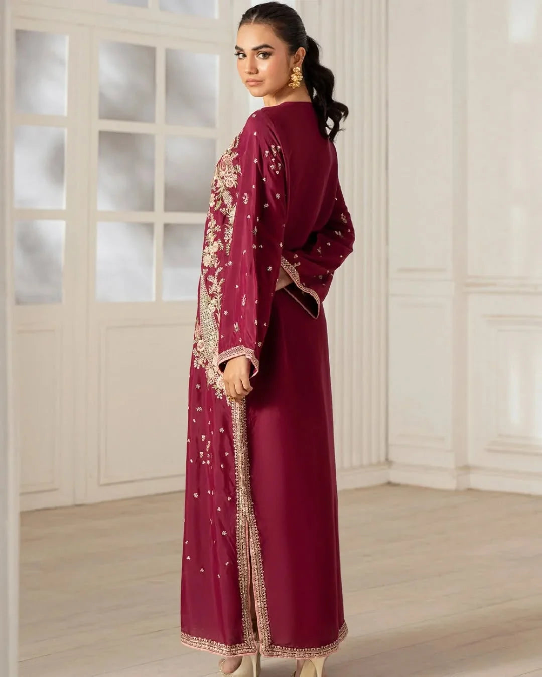Ethnic 2pc Silk Unstitched