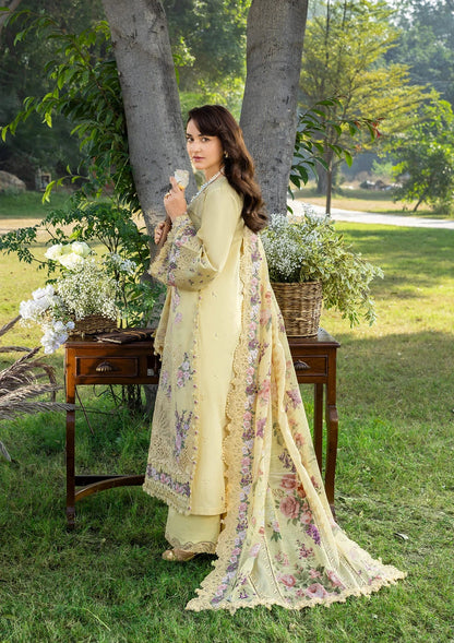 Elaf Luxury Embroidered Lawn 3Pc Unstitched ELY-05 SOUCI