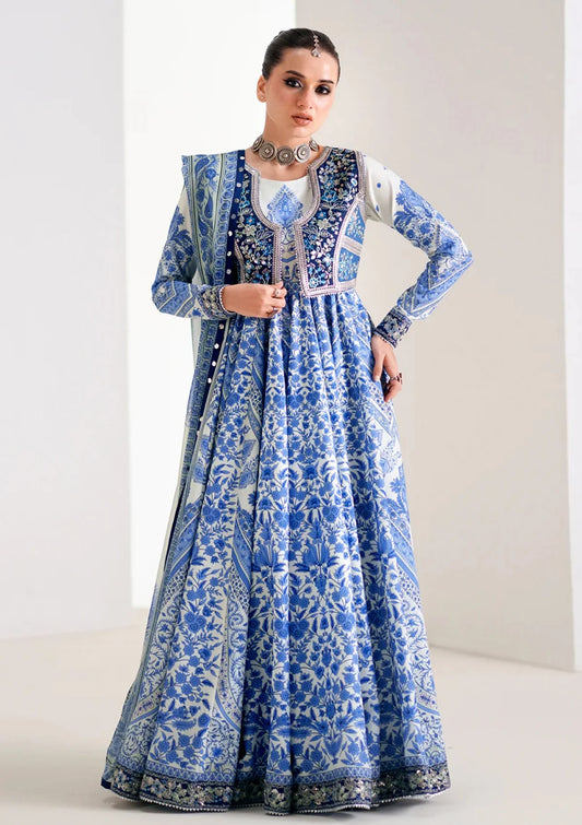 Bin Ilyas - Amour Luxury 26 Embroidered Lawn Unstitched 3Pc  - D#188A