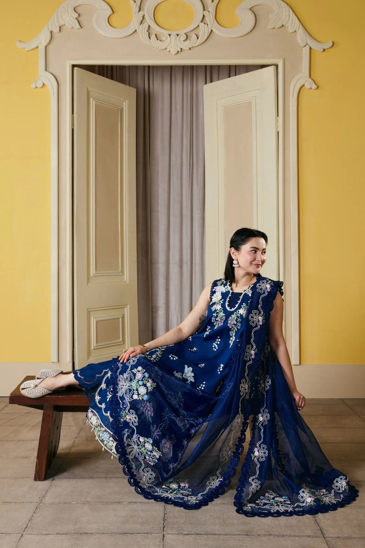Luxury Dhanak 3 Piece Unstitched