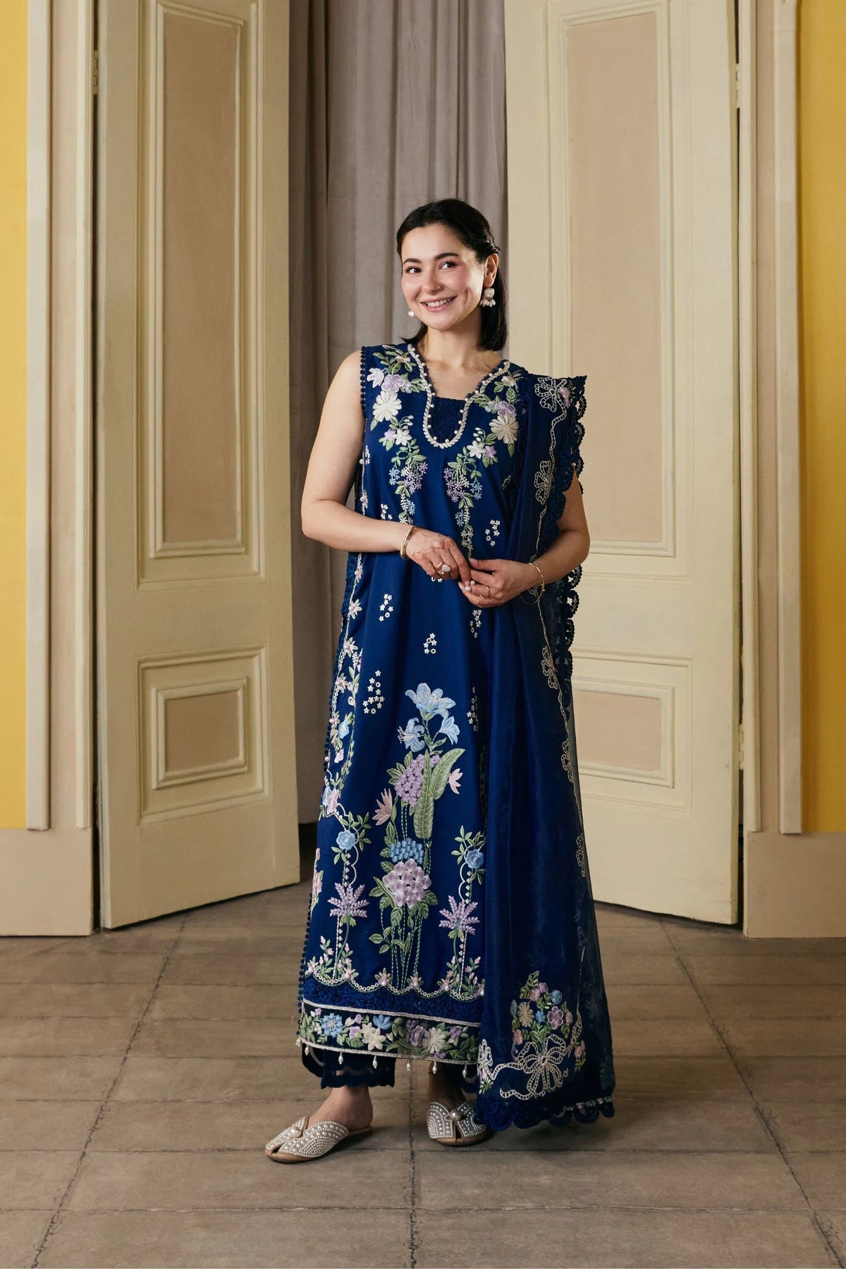 Luxury Dhanak 3 Piece Unstitched