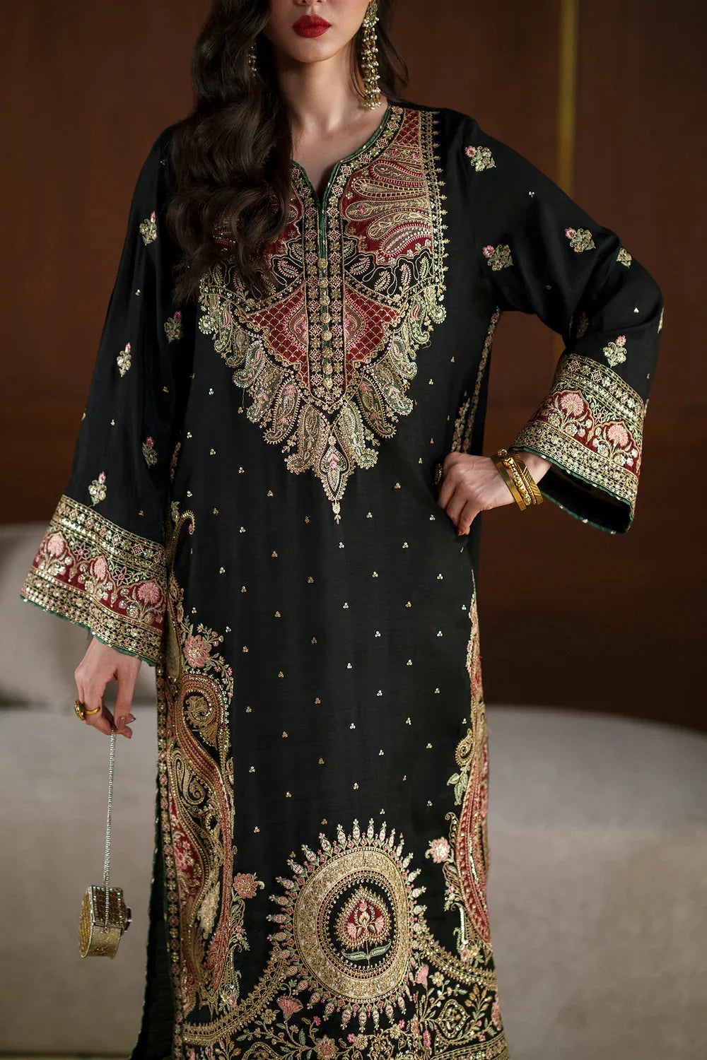 Ethnic 2pc Silk Unstitched