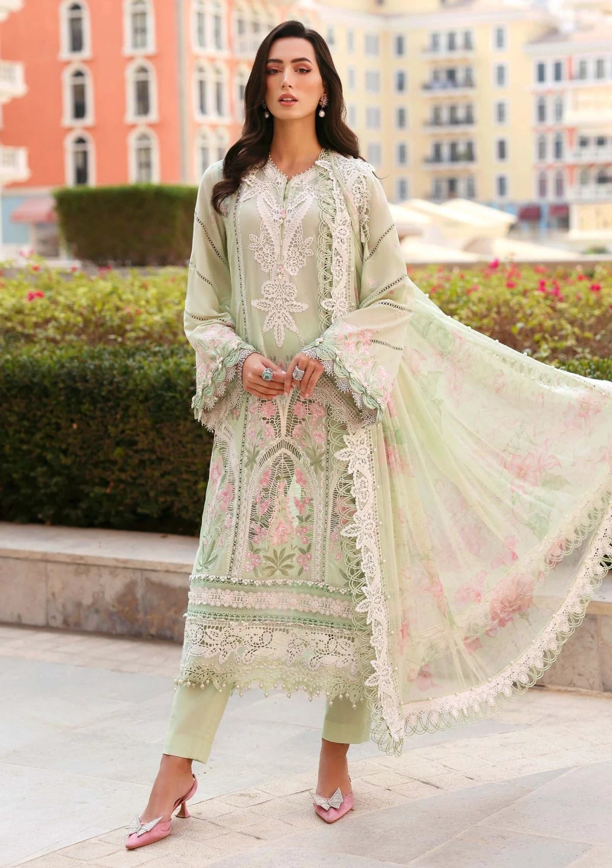Maria B Luxury Lawn D-11A