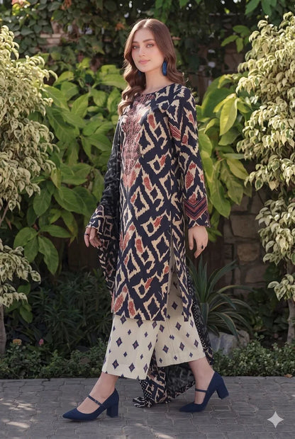 Baroque | EMBROIDERED PRINTED LAWN SF-4068
