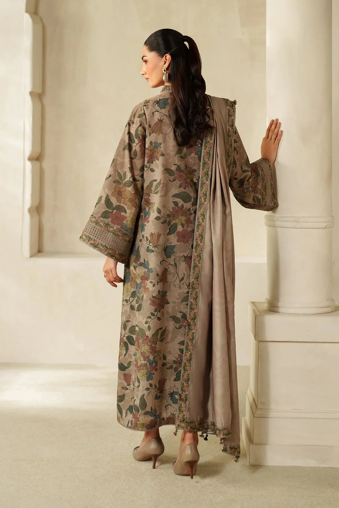 Baroque 3Pc Embroidered Lawn Dress